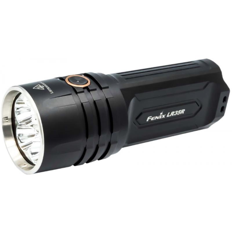 Fotografie Svítilna Fenix LR35R LED - 10000 lm, součástí 2 akumulátory ARB-L21-4000P USB 4000 mAh (Li-ion)