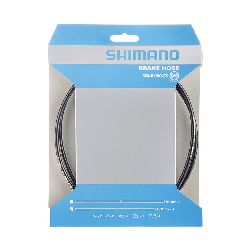 Fotografie hadička hydraulických brzd Shimano SM-BH90-SS Deore 1000mm černá original balení Shimano