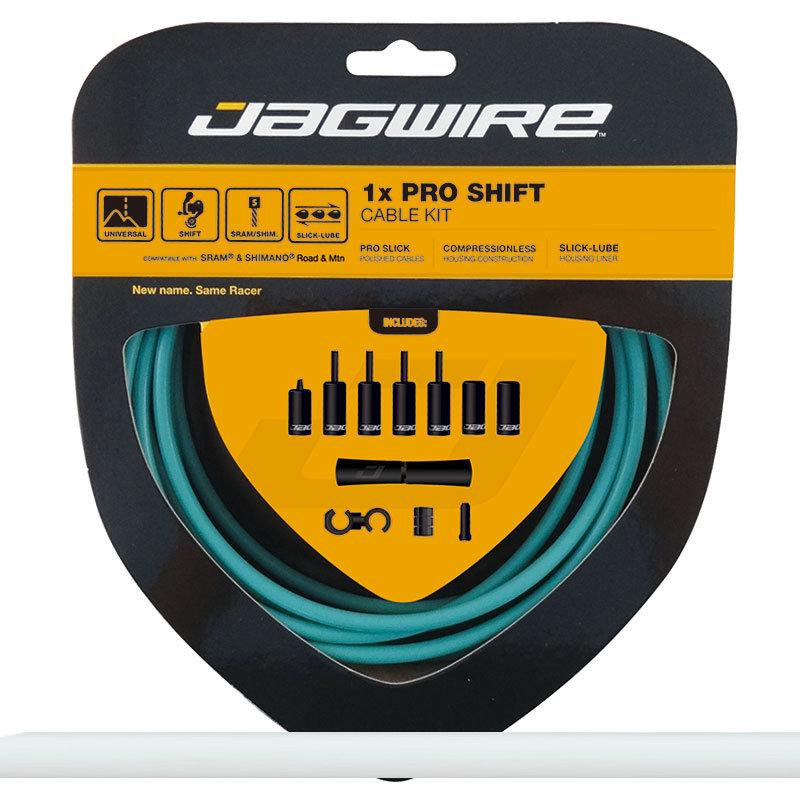 Fotografie Jagwire Pro Shift Kit PCK553 - 1x řadící sada Shimano, Sram, délka lanka 2800 mm, bílá