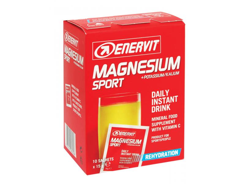 Fotografie Nápoj ENERVIT Magnesium Sport - 10x15g, citron