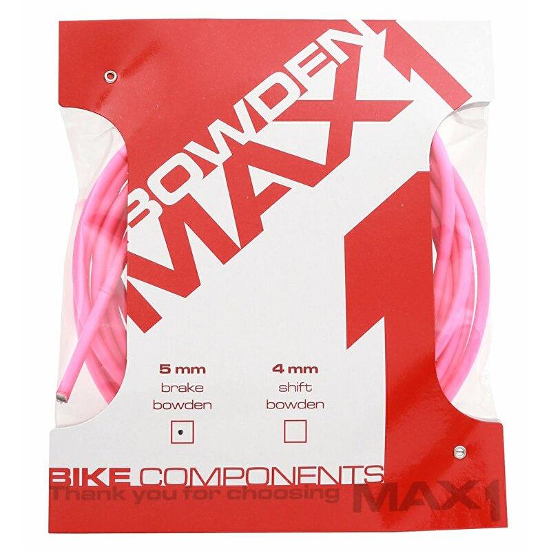Fotografie Bowden Max1 21725 5 mm - balení 3 metry, růžová fluo