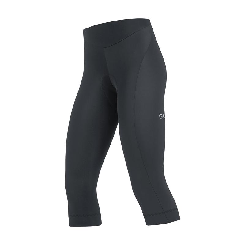 Fotografie 3/4 kalhoty Gore C3 Plus - dámské, elastické, pas, černá - velikost XS (34)