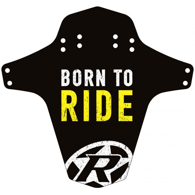 Fotografie Blatník Reverse MudGuard Born to Ride - černo/žlutá 7461