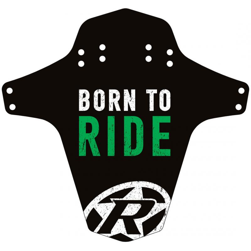 Fotografie Blatník Reverse MudGuard Born to Ride - černo/zelená neon 7463