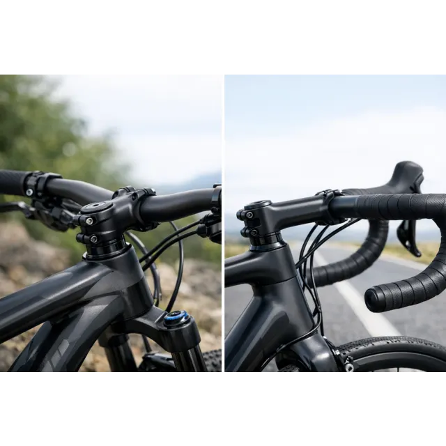 Krátký vs dlouhý představec